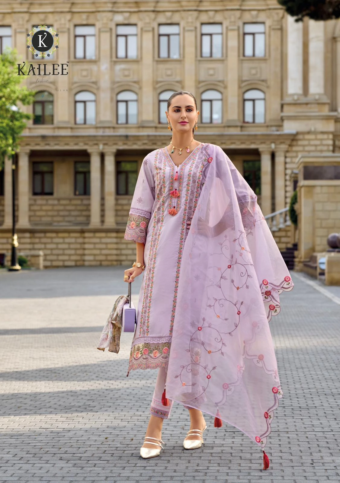 Kailee Fashion Tehjeeb Pure Cotton Wholesale Fancy Readymade Salwar Suit Catalog — Wholesale, Kailee Fashion wholesale from Surat — view 4
